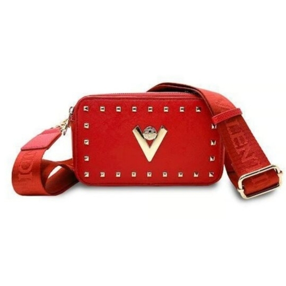 Valentino Orlandi Handbags - Valentino Orlandi Studded Camera Bag - Red